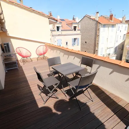Rooftop Terrasse 1 Bedroom In Rue D'antibes, 5 Min From The Croisette 214 *